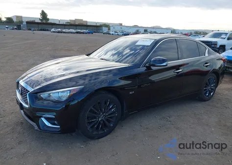 2018 Infiniti Q50 3.0T Luxe from USA, damaged, VIN JN1EV7AP6JM366876